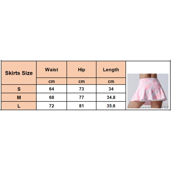 Женщин Skorts гольфа тенниса простирания STC юбки бадминтона активных напечатанные с карманом