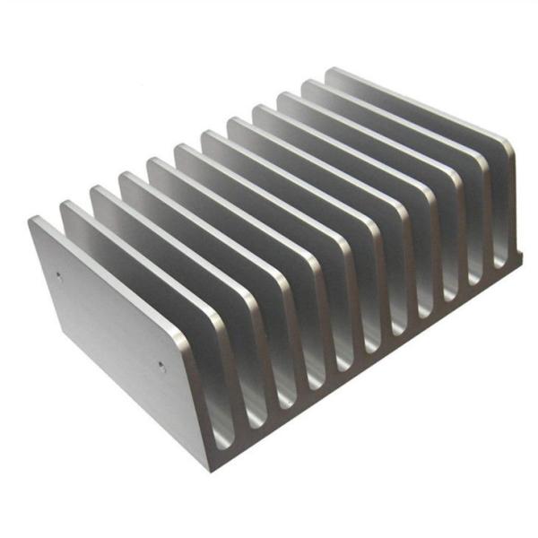 50w Extruded Aluminum Heatsink Custom Predesignated Shape Polished