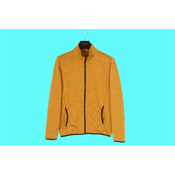 Stockpapa Men'S Active Bonded Zipper Up Jacket Polyester Material