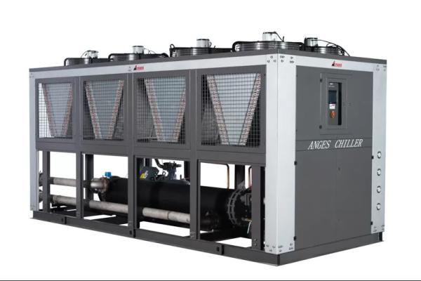 100hp Semi Hermetic R22 Air Cooled Screw Compressor Chiller For Chemical Industry
