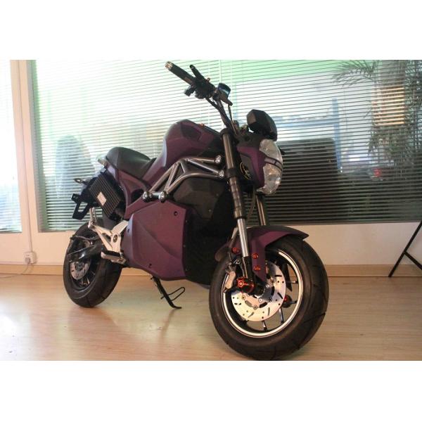 Eco Friendly Electric Racing Motorcycle , High Speed Electric Motorcycle Innovative