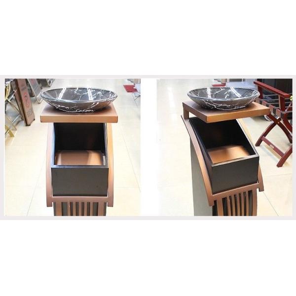 Фрестандинг оборудования гостиничного сервиса, делюкс бочонок земной золы с декоративным подносом золы на верхней части