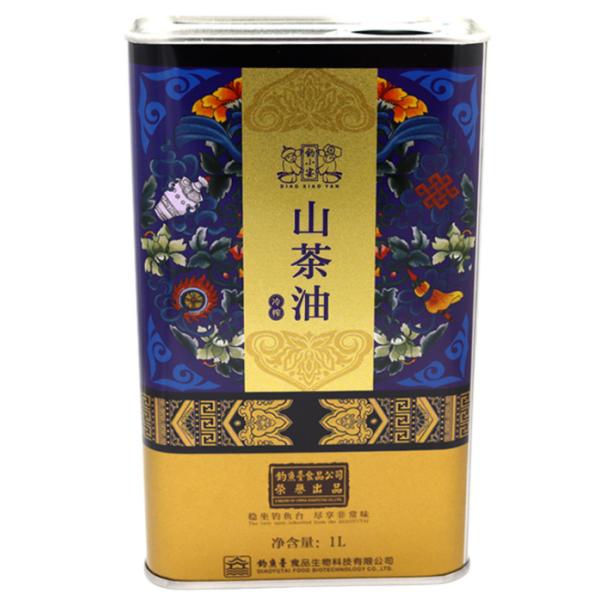 Подгонянный контейнер пищевого масла жестяной коробки металла 500g прованский с гибким Spout