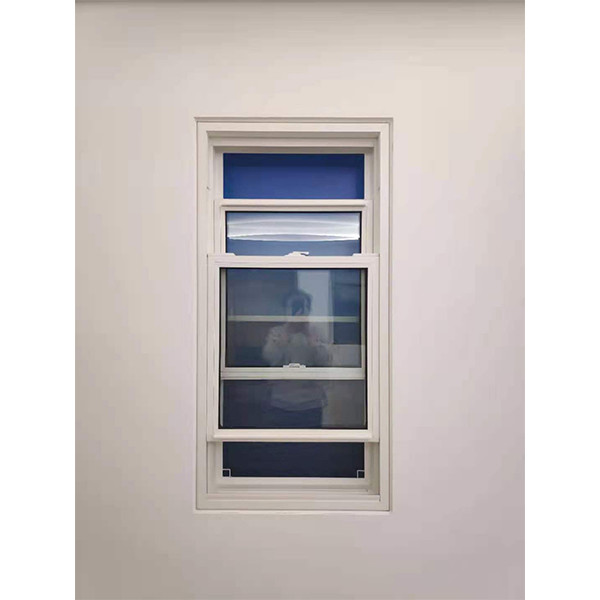Двойная подвешенная UPVC стеклянная вертикальная окна современный вверх вниз скользящий дизайн