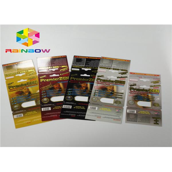 Мужской пакет волдыря таблеток повышения упаковывая карту волдыря носорога 3Д для пакета капсул