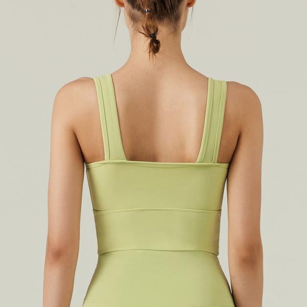 V Neck 4 Sizes Sexy Sports Bra Soft Nylon Yoga Fitness Top Female Underwear