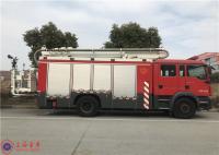 Altura de funcionamento curto do carro de bombeiros de escada aérea 25m da movimentação do tempo 4x2 do ajuste