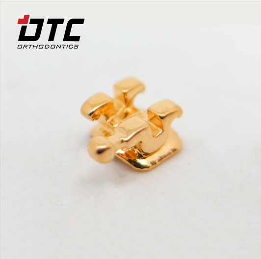 CE Certified DTC Orthodontic Dental Roth MBT Golden Delicate Series Brackets with Hooks Machinery Power Source