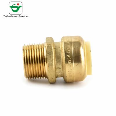 3/4'' X1/2 MNPT Brass Male Female Adaptor Push Fit Pipe Fittings