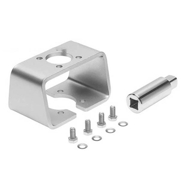 CNC прокол экструдированные алюминиевые детали сплав стали боковой подачи бочки песковой взрыв