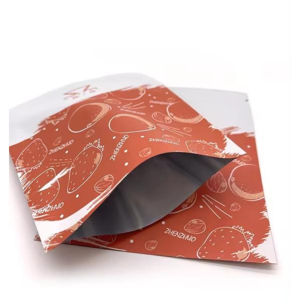 Customized Mini Coffee Bags Custom Printed Three Side Seal Bags Aluminum Foil