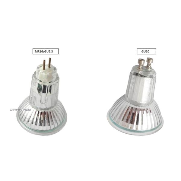 GU10 MR15 Spot Lamp LED , Glass LED Ceiling Spotlight Bulbs IP52 3000K/4000K/6000K