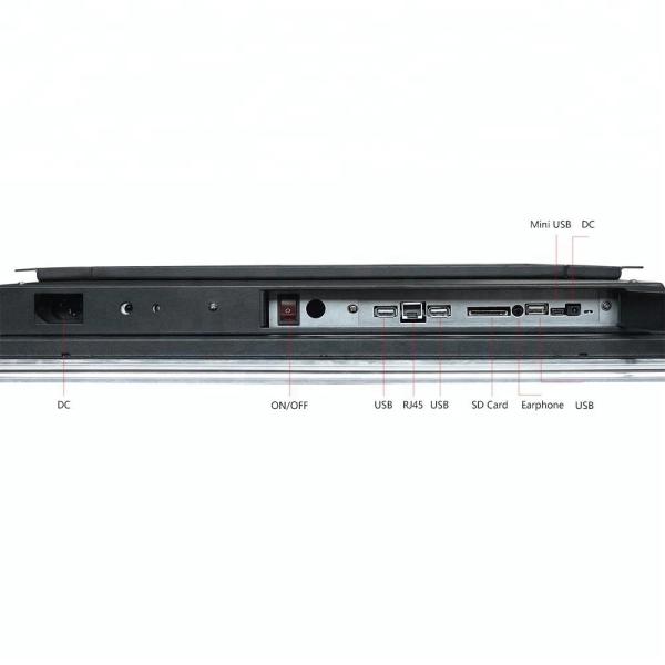 Стена OEM RK3399 Signage цифров установила VGA яркости AC240V экрана касания 500