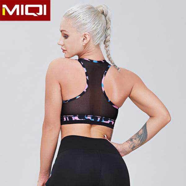 Mesh High Impact Sport Bra Top Workout Tank