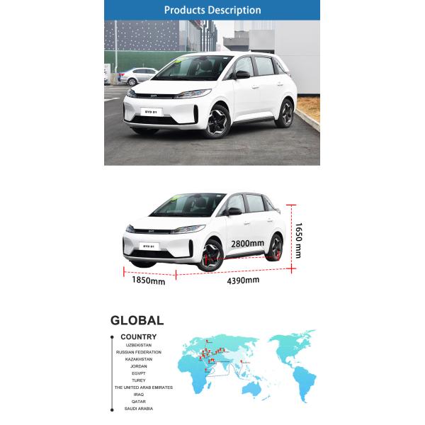BYD D1 Электрические легковые автомобили Автомобили быстрого зарядки Новая энергия EV