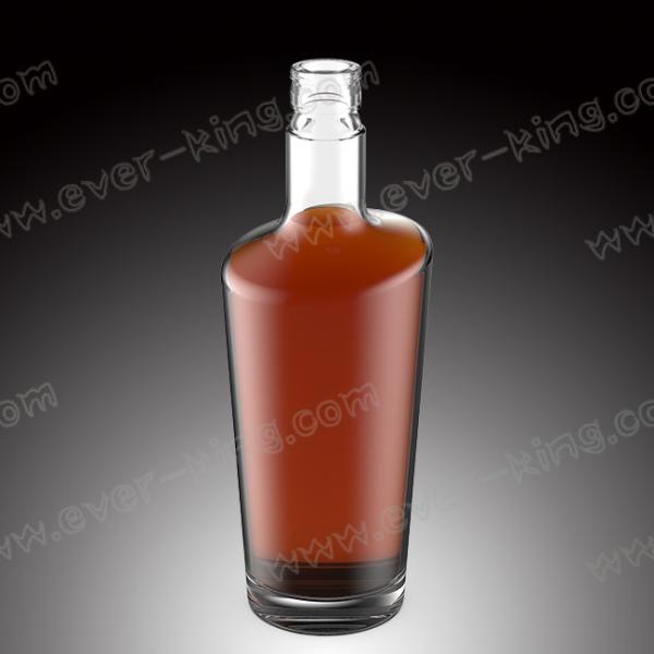 OEM 1500G Luxury Decaling Whiskey Glass Bottle