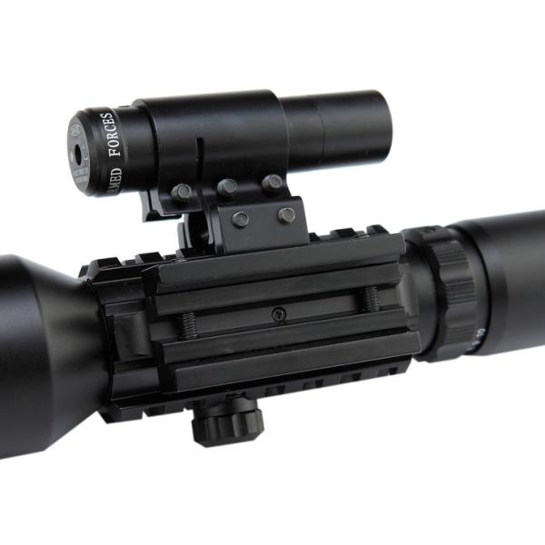Crosshair iluminado Riflescopes múltiplo vermelho da ampliação do laser 3-10x42