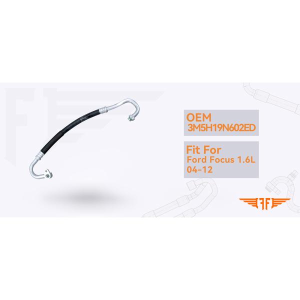 3M5H19N602ED Ford Focus 04-12 1.6L Car AC Suction Pipe Aluminum Suitable For