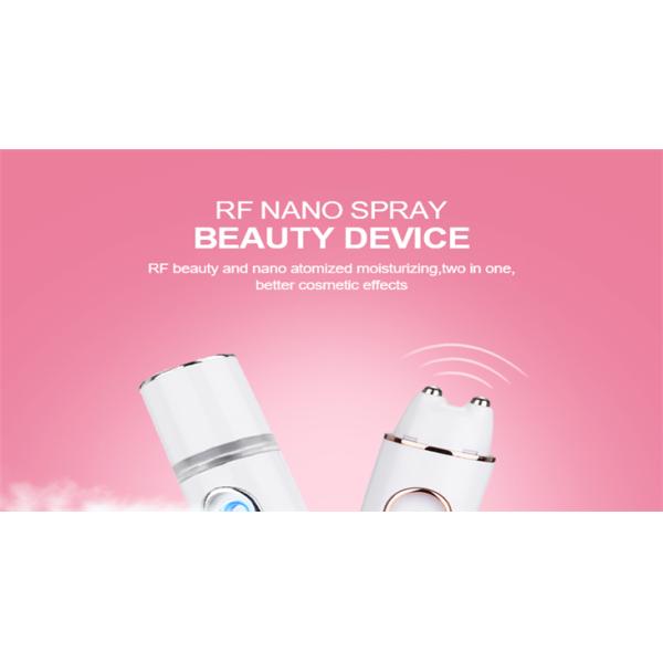 RF Frequency Facial Nano Spray Steamer Machine Skin Tightening 560mAh Battery