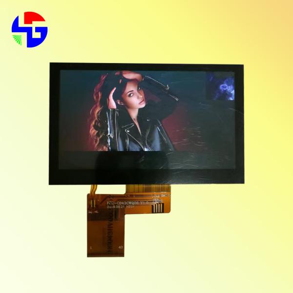 Standard 4.3 inch TN Resolution 480x272 Pixels  TFT LCD display RGB