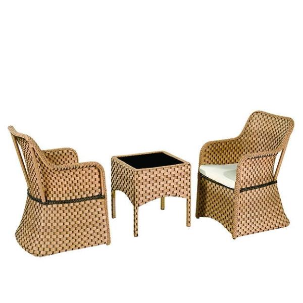 Elegant Width 440mm Height 420mm Rattan Wicker Coffee Table Indoor