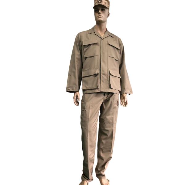 Khaki tactical BDU Uniform Set For Combat And Outdoor, Combat,  Hunting