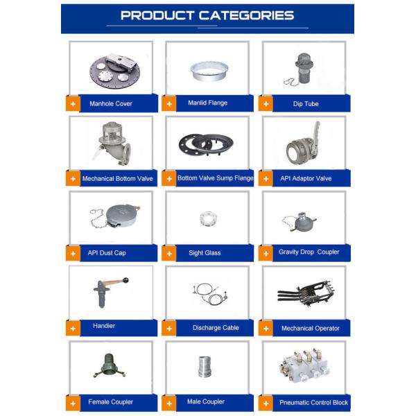 Aluminum Alloy Manhole Cover Pare Parts For Petrol Tanker Trailers