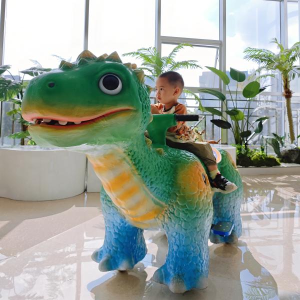 Children's Electric Rideable Dinosaur Walking Dinosaur Toy for Malls