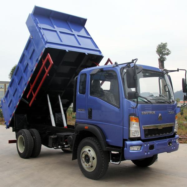 High quality SINOTRUK HOMAN 4x2 12 ton small garbage cargo trucks light duty tipper used dump delivery truck
