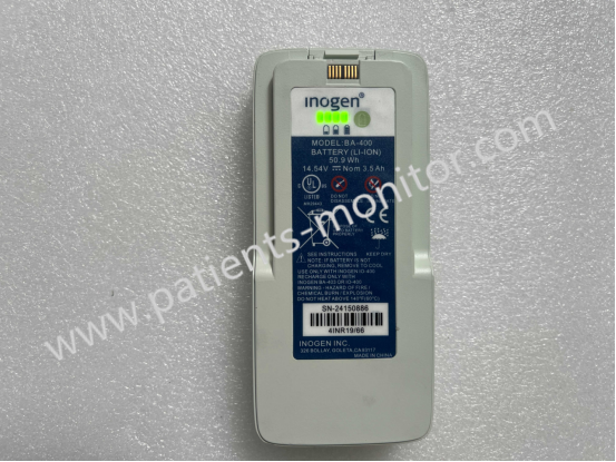 Batería de iones de litio BA-400 50.9Wh 14.54V 3.5Ah, BA-500 46.1Wh 14.4V 3.2Ah, y BA-516 92.2Wh 14.4V 6.4Ah