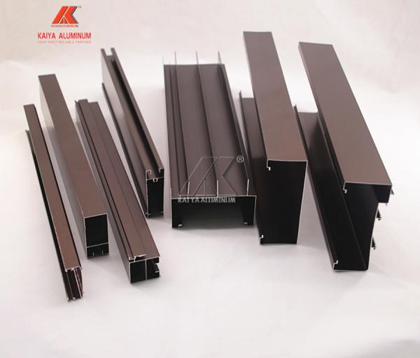 6063 T5 Structural Sliding Door Aluminum Window Extrusion Profiles Anodized