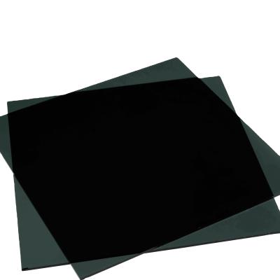 glazed glass curtain wall black