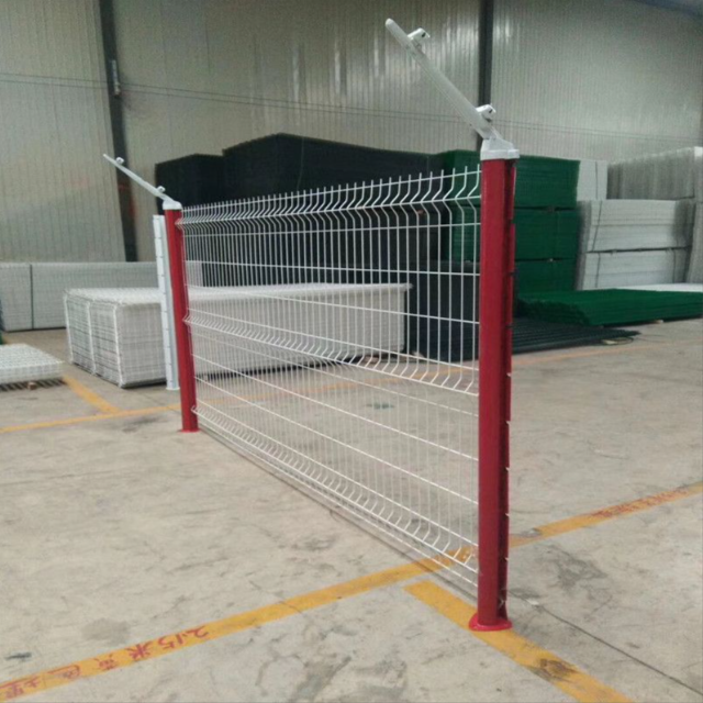 Coastal Grade 3D V Fold Security Fence Panels Heavy Galvanized Finish