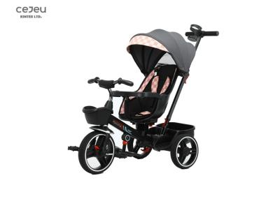 Do preto Multifunction do triciclo das crianças da roda do plutônio rosa azul