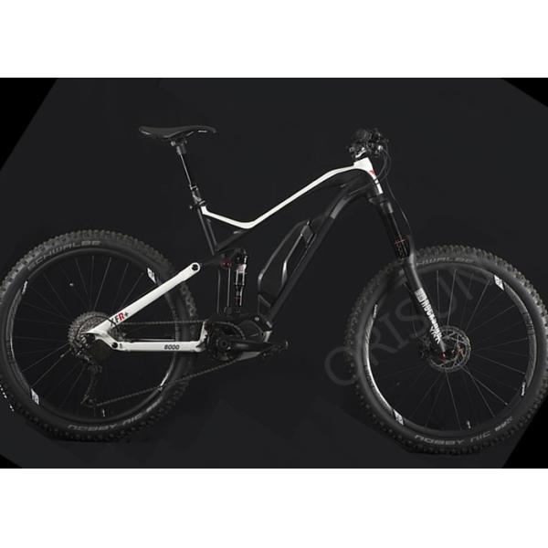 Full Suspension Electric Bike Frame 27.5er Boost All Mountain Riding Style