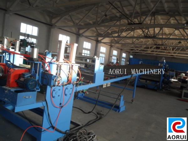 PP PE Wood Plastic Door Board Panel Production Line , PP PE Sheet Extrusion Machine