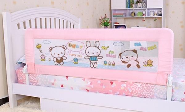 Safety First Portable Baby Bed Guard Rail For Kids Iron Frame