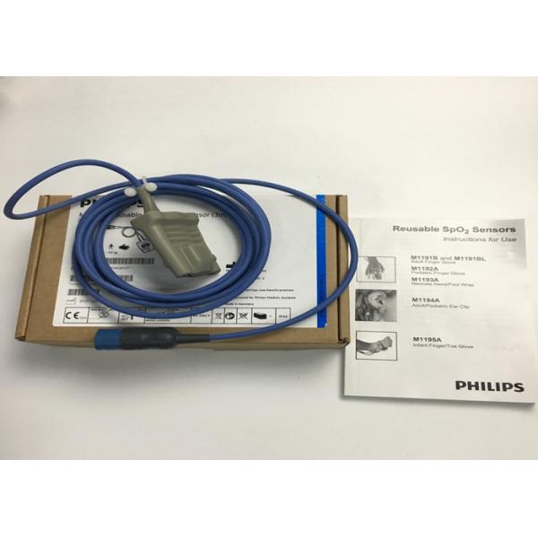 Phlip M1191BL Equipamento Médico Peças sobressalentes, Sensor SpO2 para Adultos 3M D Forma 8 pinos