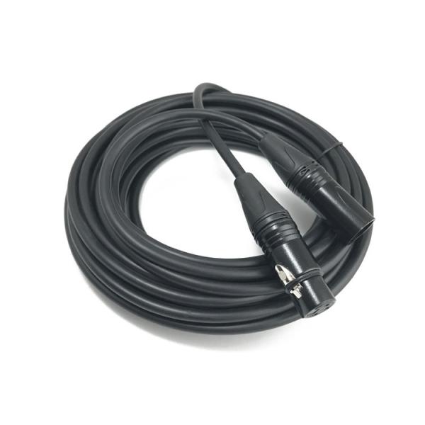 Professional 3 Pin Male to Female XLR Cable with Bare Copper Wire for High Sound Quality Audio