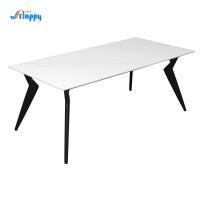 Mode de vie moderne Table à manger en céramique légère avec emballage plat DT-1007