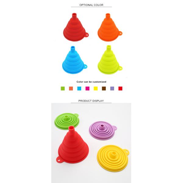 воронка мини гибкого силикона 42g 28g складная