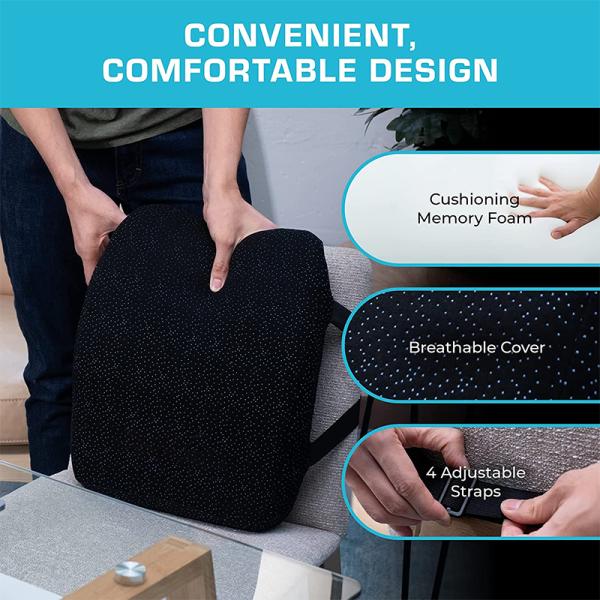 Relieve Back Pain and Improve Posture with Our Lumbar Pillow Back Support Cushion