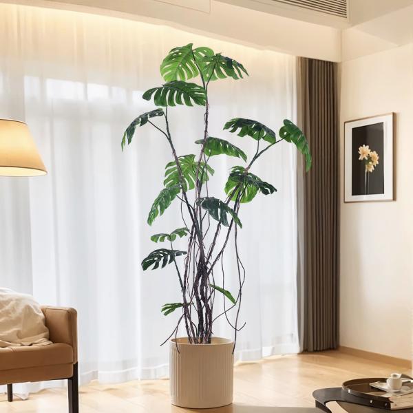 160cm/200cm/ 240cm monstera plant artificial Deliciosa with Dense Foliage