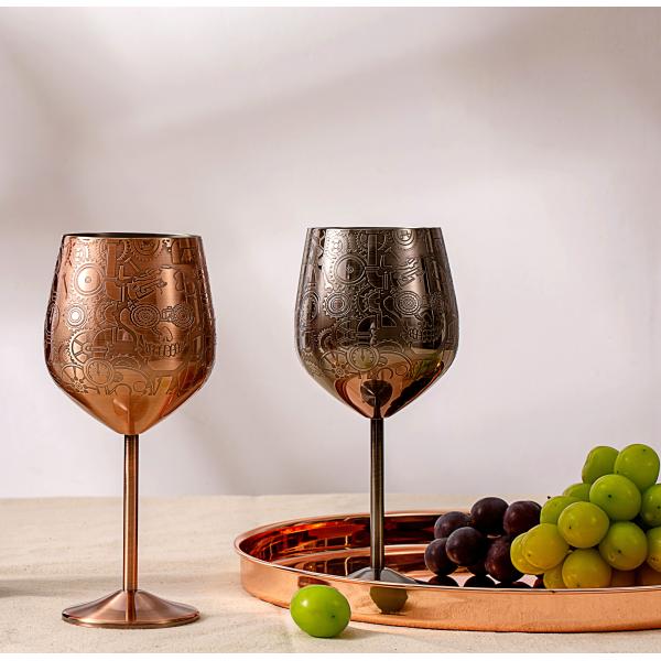 Нержавеющая сталь винное стекло 18 унций неразрывный винный бокал для внутренних наружных мероприятий