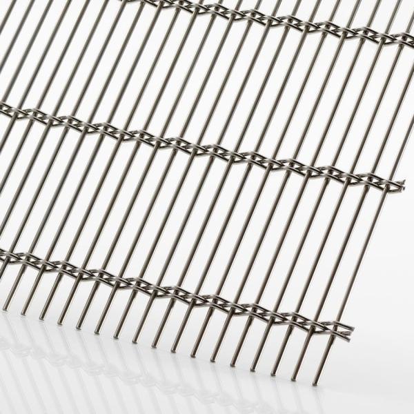 Aluminum Cable Welded Wire Fabric , Architectural Metal Mesh Panels Flexible