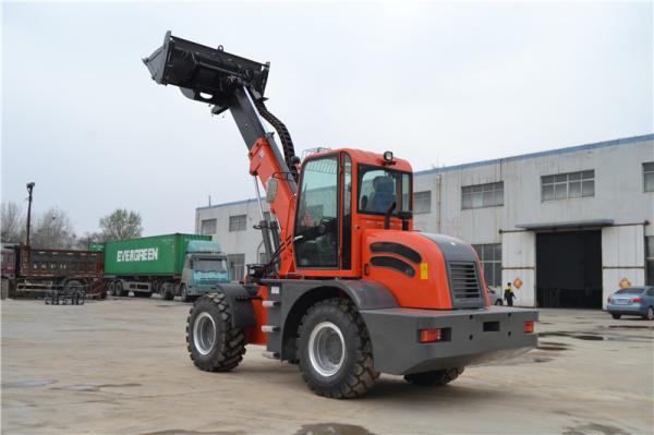 Extended Boom Forklift With 4 In 1 Bucket Small Agricultural Machinery