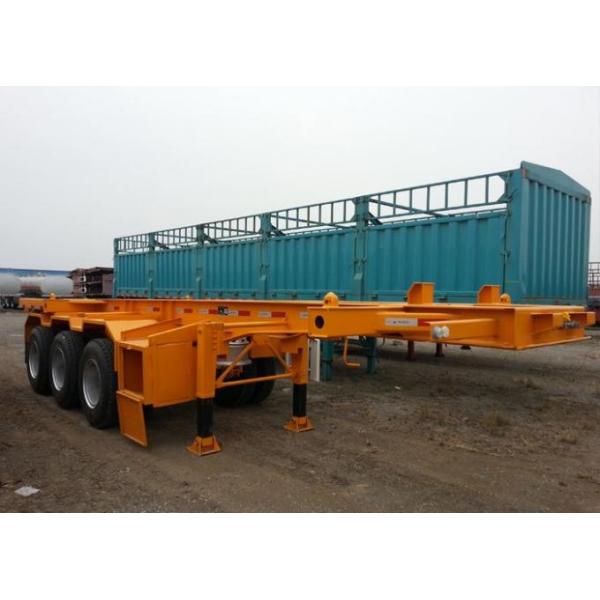 6850*2500*1400mm Special Purpose Vehicles YORK Axle Used Skeleton Semi Trailers