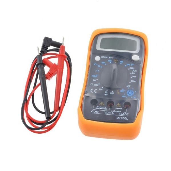 Durable Digital Voltmeter Ammeter Ohmmeter Multimeter Volt AC DC Tester Meter