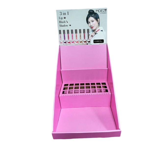Retail Store Supermarket Cardboard Counter Top Display With Full Color Printing