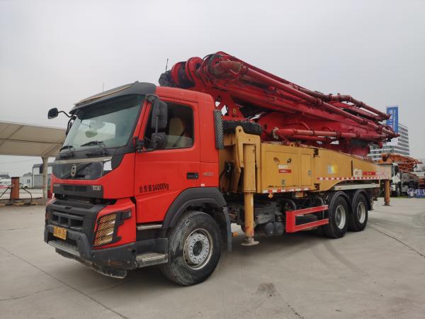 Sany 49 Meters Concrete Pump Truck Volvo Used Pump Trucks 2020